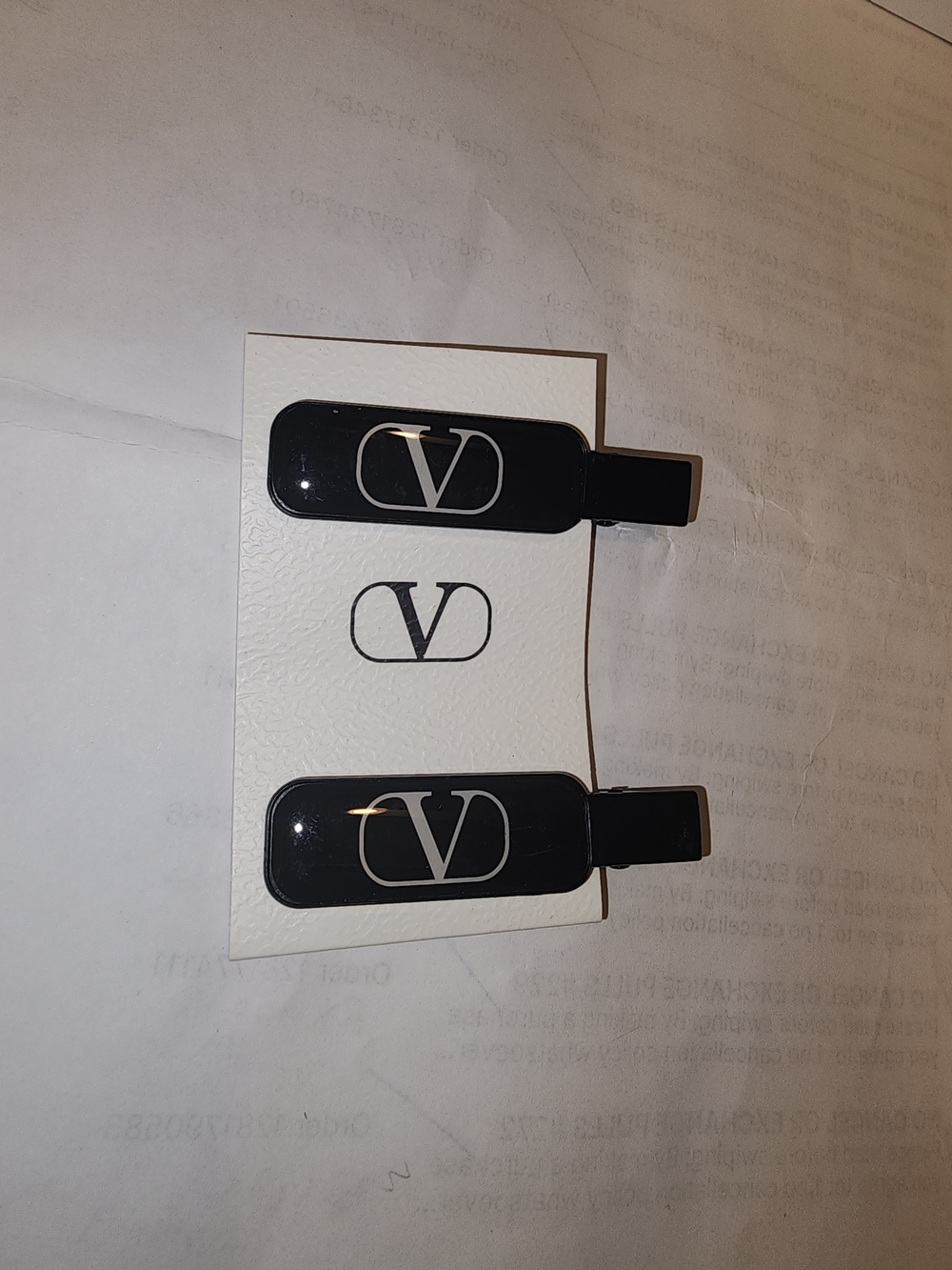 NEW Valentino VLogo Hair Clips – Set of 2